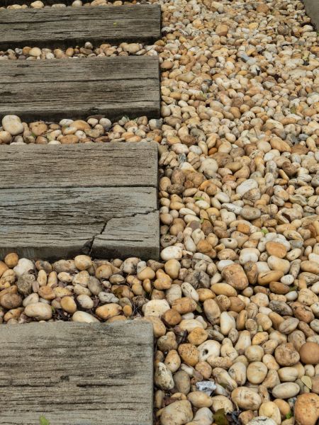 Pea Rock Installation in Elk Grove